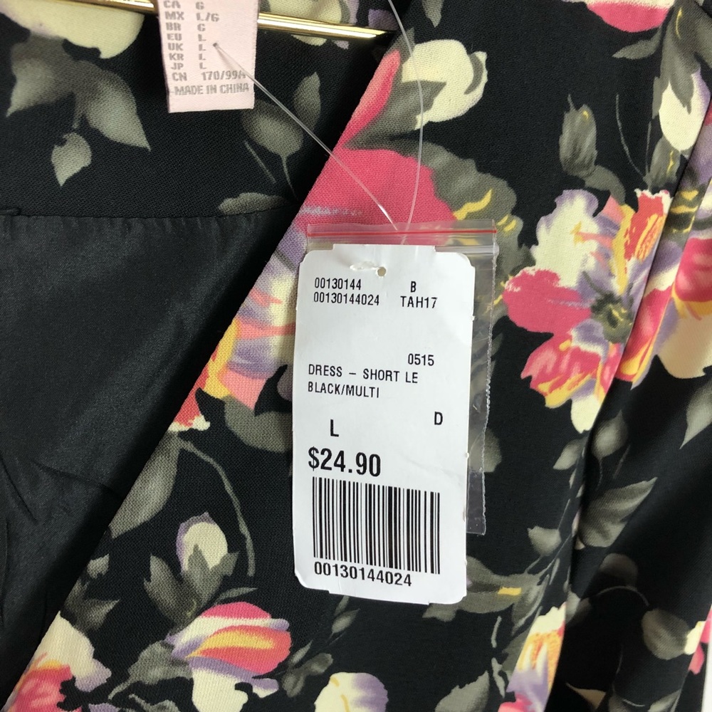 NWT Forever 21 floral dress size large - Picture 5 of 7